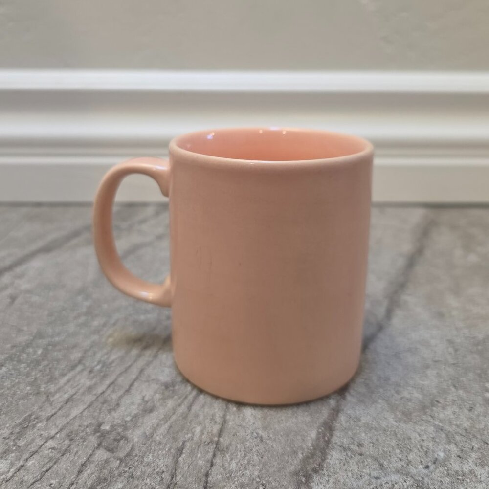 Vintage EIT pink Coffee Mug  English made in England